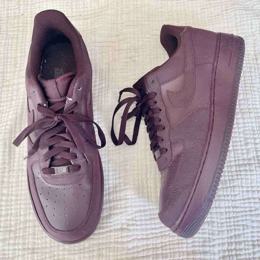 Nike | Jordan | Maroon Air Force One ‘07 ‘Tech Tuff’ 315122-605 Sneakers